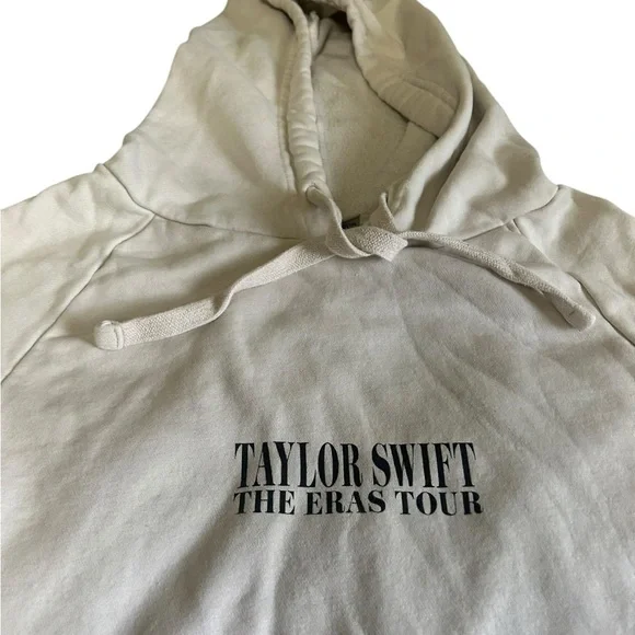 Taylor Swift Eras Tour Beige Hoodie Size XL - Picture 2 of 4